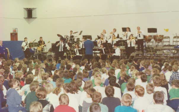 A photo of Dan Austin's own highschool years in the jazz ensemble.