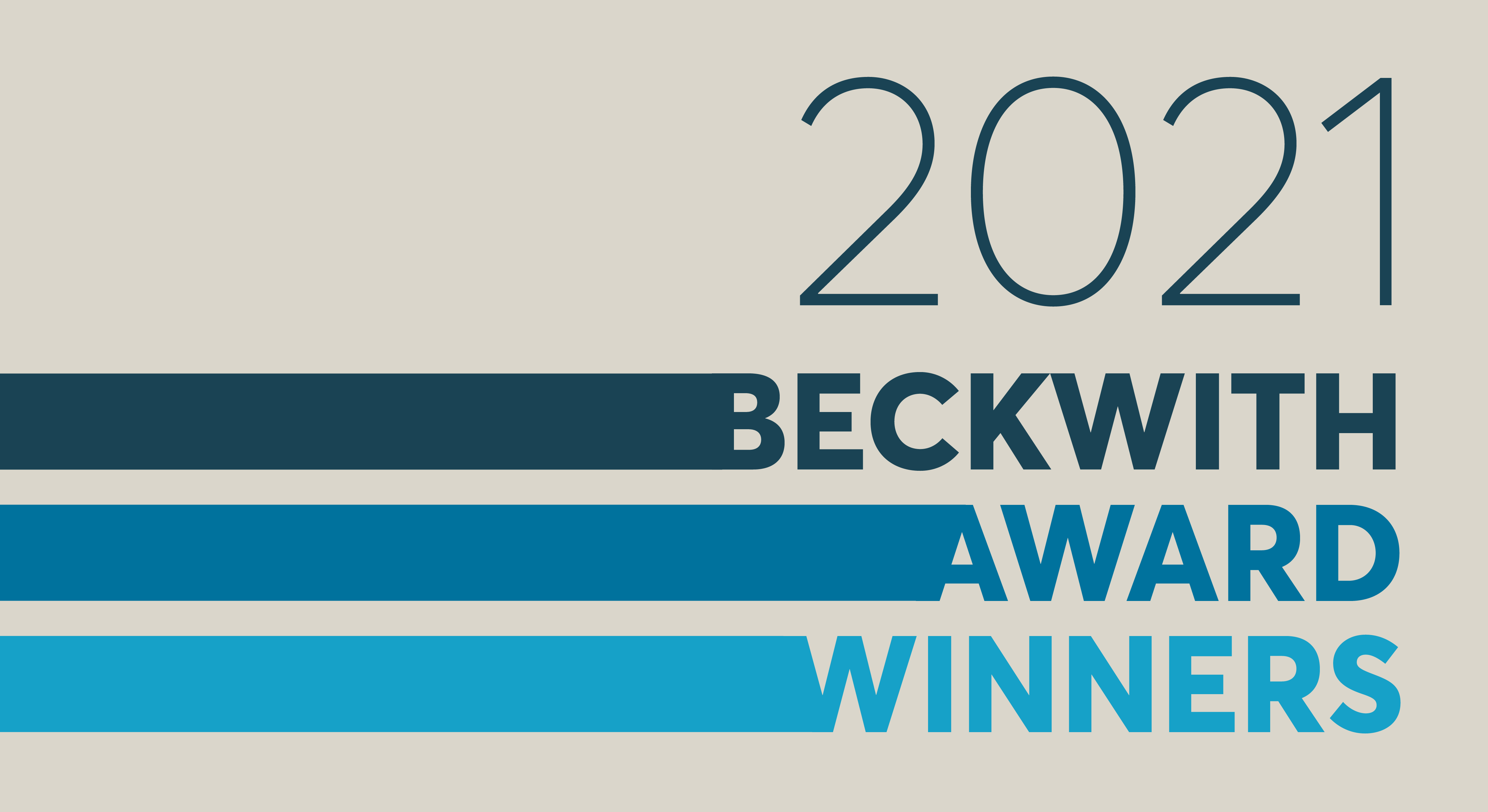 2021 Beckwith Award Winners